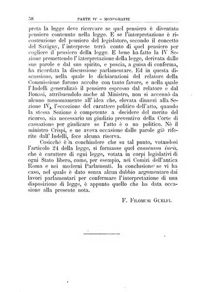 La giustizia amministrativa raccolta di decisioni e pareri del Consiglio di Stato, decisioni della Corte dei conti, sentenze della Cassazione di Roma, e decisioni delle Giunte provinciali amministrative