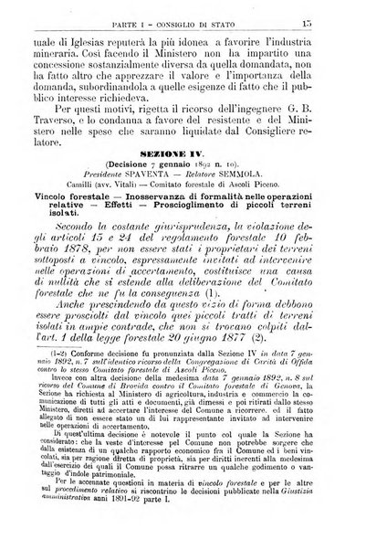 La giustizia amministrativa raccolta di decisioni e pareri del Consiglio di Stato, decisioni della Corte dei conti, sentenze della Cassazione di Roma, e decisioni delle Giunte provinciali amministrative