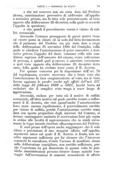 La giustizia amministrativa raccolta di decisioni e pareri del Consiglio di Stato, decisioni della Corte dei conti, sentenze della Cassazione di Roma, e decisioni delle Giunte provinciali amministrative