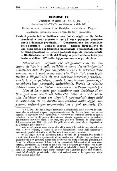 La giustizia amministrativa raccolta di decisioni e pareri del Consiglio di Stato, decisioni della Corte dei conti, sentenze della Cassazione di Roma, e decisioni delle Giunte provinciali amministrative