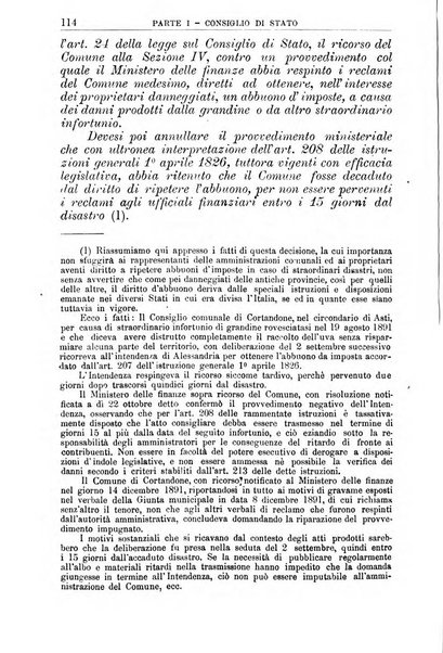 La giustizia amministrativa raccolta di decisioni e pareri del Consiglio di Stato, decisioni della Corte dei conti, sentenze della Cassazione di Roma, e decisioni delle Giunte provinciali amministrative