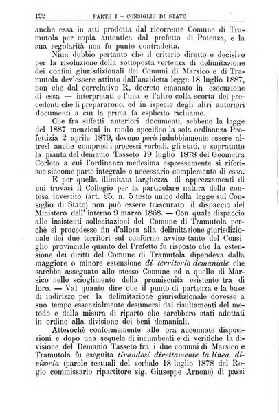 La giustizia amministrativa raccolta di decisioni e pareri del Consiglio di Stato, decisioni della Corte dei conti, sentenze della Cassazione di Roma, e decisioni delle Giunte provinciali amministrative