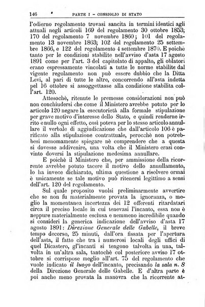 La giustizia amministrativa raccolta di decisioni e pareri del Consiglio di Stato, decisioni della Corte dei conti, sentenze della Cassazione di Roma, e decisioni delle Giunte provinciali amministrative