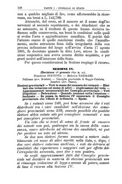 La giustizia amministrativa raccolta di decisioni e pareri del Consiglio di Stato, decisioni della Corte dei conti, sentenze della Cassazione di Roma, e decisioni delle Giunte provinciali amministrative