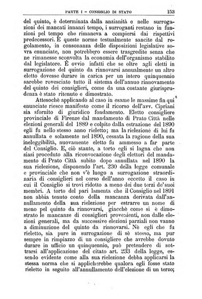 La giustizia amministrativa raccolta di decisioni e pareri del Consiglio di Stato, decisioni della Corte dei conti, sentenze della Cassazione di Roma, e decisioni delle Giunte provinciali amministrative