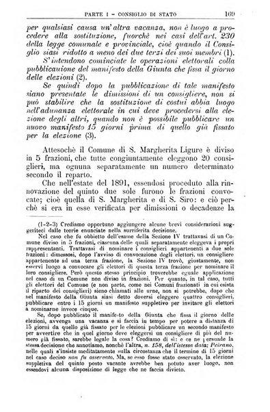 La giustizia amministrativa raccolta di decisioni e pareri del Consiglio di Stato, decisioni della Corte dei conti, sentenze della Cassazione di Roma, e decisioni delle Giunte provinciali amministrative