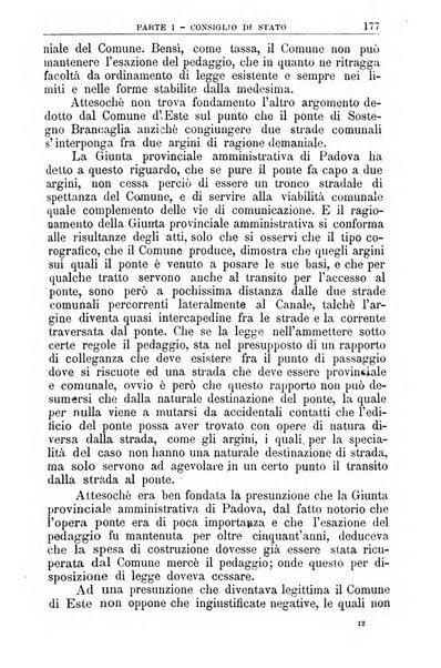 La giustizia amministrativa raccolta di decisioni e pareri del Consiglio di Stato, decisioni della Corte dei conti, sentenze della Cassazione di Roma, e decisioni delle Giunte provinciali amministrative