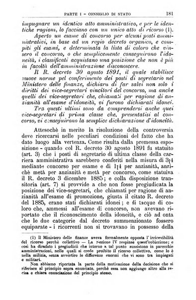 La giustizia amministrativa raccolta di decisioni e pareri del Consiglio di Stato, decisioni della Corte dei conti, sentenze della Cassazione di Roma, e decisioni delle Giunte provinciali amministrative