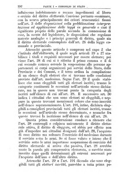 La giustizia amministrativa raccolta di decisioni e pareri del Consiglio di Stato, decisioni della Corte dei conti, sentenze della Cassazione di Roma, e decisioni delle Giunte provinciali amministrative