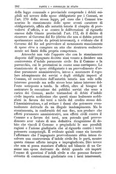 La giustizia amministrativa raccolta di decisioni e pareri del Consiglio di Stato, decisioni della Corte dei conti, sentenze della Cassazione di Roma, e decisioni delle Giunte provinciali amministrative