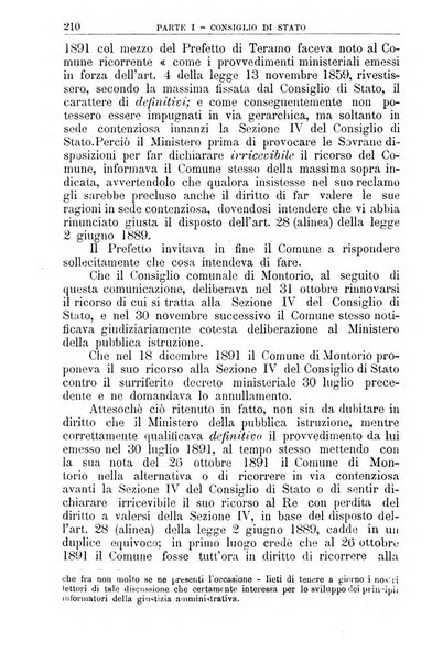 La giustizia amministrativa raccolta di decisioni e pareri del Consiglio di Stato, decisioni della Corte dei conti, sentenze della Cassazione di Roma, e decisioni delle Giunte provinciali amministrative