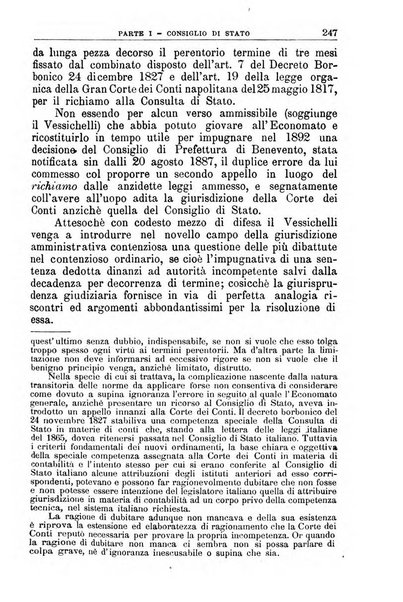 La giustizia amministrativa raccolta di decisioni e pareri del Consiglio di Stato, decisioni della Corte dei conti, sentenze della Cassazione di Roma, e decisioni delle Giunte provinciali amministrative