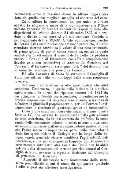 La giustizia amministrativa raccolta di decisioni e pareri del Consiglio di Stato, decisioni della Corte dei conti, sentenze della Cassazione di Roma, e decisioni delle Giunte provinciali amministrative