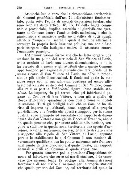 La giustizia amministrativa raccolta di decisioni e pareri del Consiglio di Stato, decisioni della Corte dei conti, sentenze della Cassazione di Roma, e decisioni delle Giunte provinciali amministrative