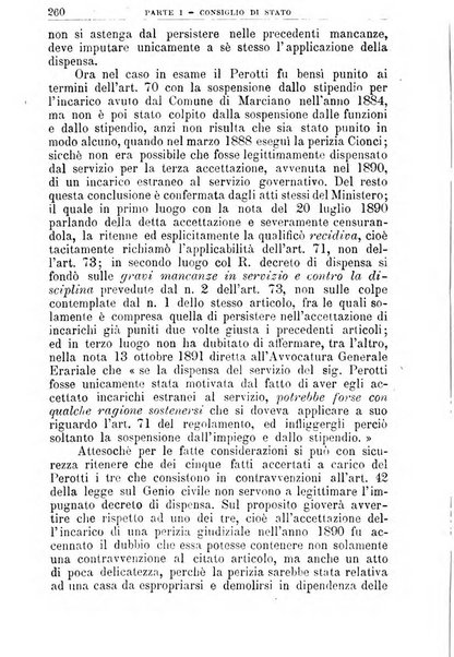 La giustizia amministrativa raccolta di decisioni e pareri del Consiglio di Stato, decisioni della Corte dei conti, sentenze della Cassazione di Roma, e decisioni delle Giunte provinciali amministrative