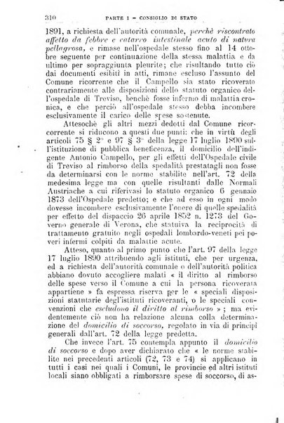 La giustizia amministrativa raccolta di decisioni e pareri del Consiglio di Stato, decisioni della Corte dei conti, sentenze della Cassazione di Roma, e decisioni delle Giunte provinciali amministrative