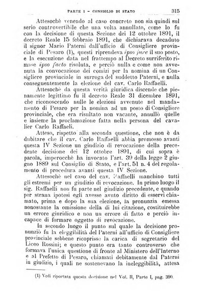 La giustizia amministrativa raccolta di decisioni e pareri del Consiglio di Stato, decisioni della Corte dei conti, sentenze della Cassazione di Roma, e decisioni delle Giunte provinciali amministrative