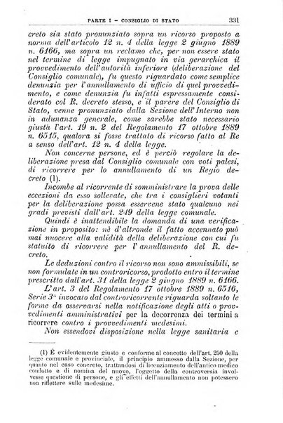 La giustizia amministrativa raccolta di decisioni e pareri del Consiglio di Stato, decisioni della Corte dei conti, sentenze della Cassazione di Roma, e decisioni delle Giunte provinciali amministrative