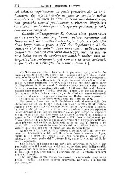 La giustizia amministrativa raccolta di decisioni e pareri del Consiglio di Stato, decisioni della Corte dei conti, sentenze della Cassazione di Roma, e decisioni delle Giunte provinciali amministrative