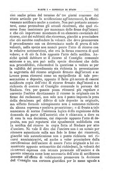 La giustizia amministrativa raccolta di decisioni e pareri del Consiglio di Stato, decisioni della Corte dei conti, sentenze della Cassazione di Roma, e decisioni delle Giunte provinciali amministrative