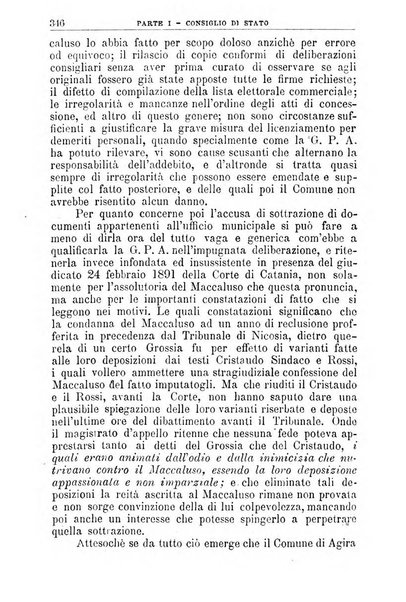 La giustizia amministrativa raccolta di decisioni e pareri del Consiglio di Stato, decisioni della Corte dei conti, sentenze della Cassazione di Roma, e decisioni delle Giunte provinciali amministrative