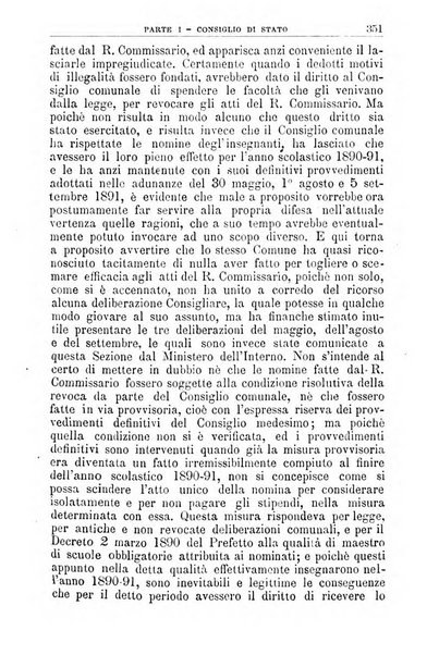 La giustizia amministrativa raccolta di decisioni e pareri del Consiglio di Stato, decisioni della Corte dei conti, sentenze della Cassazione di Roma, e decisioni delle Giunte provinciali amministrative