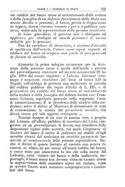 La giustizia amministrativa raccolta di decisioni e pareri del Consiglio di Stato, decisioni della Corte dei conti, sentenze della Cassazione di Roma, e decisioni delle Giunte provinciali amministrative