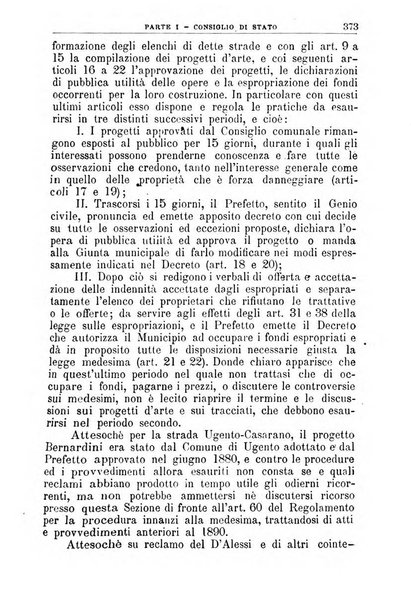 La giustizia amministrativa raccolta di decisioni e pareri del Consiglio di Stato, decisioni della Corte dei conti, sentenze della Cassazione di Roma, e decisioni delle Giunte provinciali amministrative