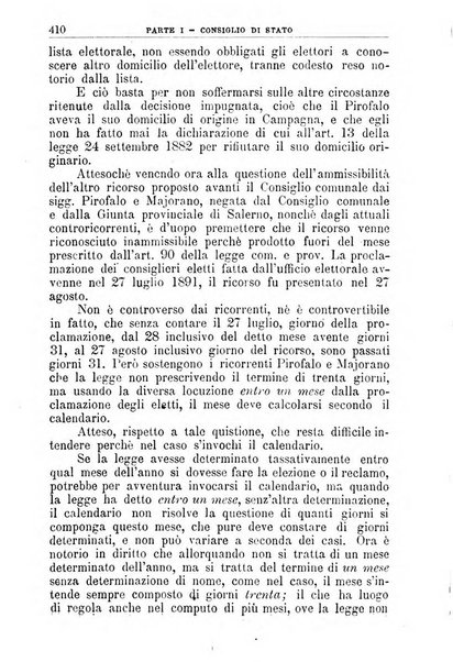 La giustizia amministrativa raccolta di decisioni e pareri del Consiglio di Stato, decisioni della Corte dei conti, sentenze della Cassazione di Roma, e decisioni delle Giunte provinciali amministrative