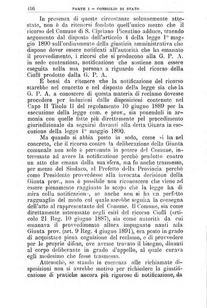 La giustizia amministrativa raccolta di decisioni e pareri del Consiglio di Stato, decisioni della Corte dei conti, sentenze della Cassazione di Roma, e decisioni delle Giunte provinciali amministrative