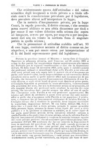 La giustizia amministrativa raccolta di decisioni e pareri del Consiglio di Stato, decisioni della Corte dei conti, sentenze della Cassazione di Roma, e decisioni delle Giunte provinciali amministrative