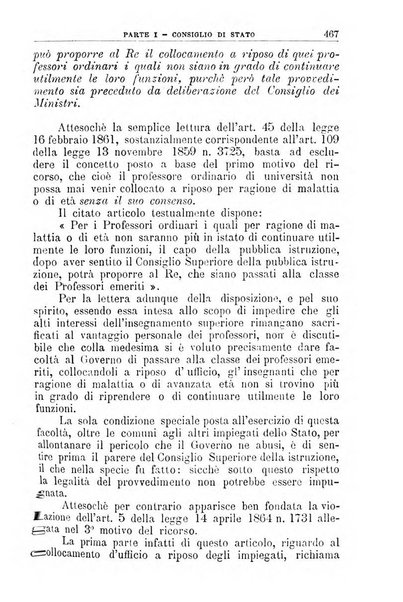 La giustizia amministrativa raccolta di decisioni e pareri del Consiglio di Stato, decisioni della Corte dei conti, sentenze della Cassazione di Roma, e decisioni delle Giunte provinciali amministrative