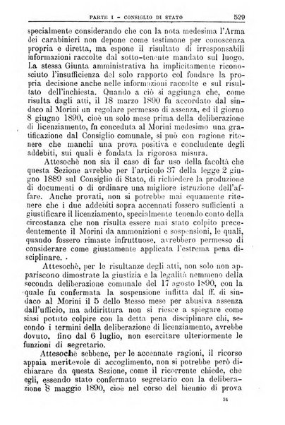 La giustizia amministrativa raccolta di decisioni e pareri del Consiglio di Stato, decisioni della Corte dei conti, sentenze della Cassazione di Roma, e decisioni delle Giunte provinciali amministrative