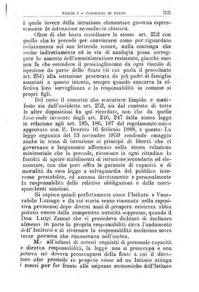 La giustizia amministrativa raccolta di decisioni e pareri del Consiglio di Stato, decisioni della Corte dei conti, sentenze della Cassazione di Roma, e decisioni delle Giunte provinciali amministrative