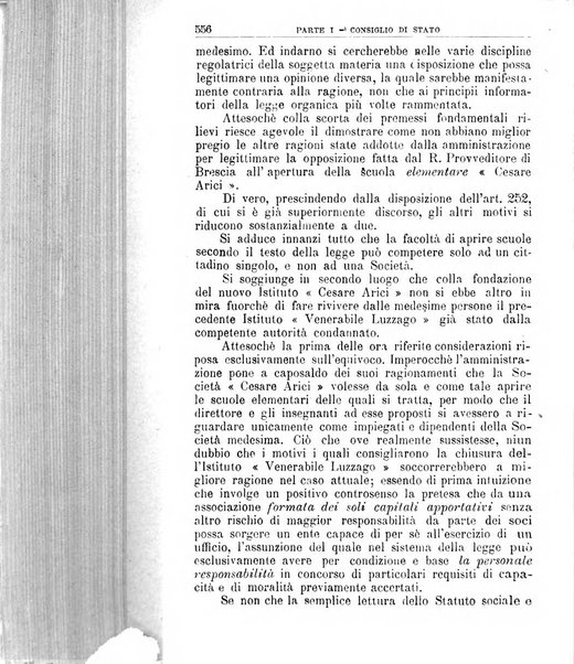 La giustizia amministrativa raccolta di decisioni e pareri del Consiglio di Stato, decisioni della Corte dei conti, sentenze della Cassazione di Roma, e decisioni delle Giunte provinciali amministrative