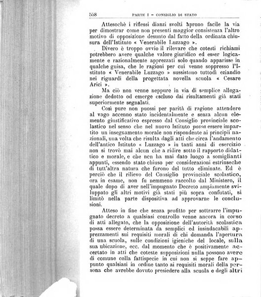 La giustizia amministrativa raccolta di decisioni e pareri del Consiglio di Stato, decisioni della Corte dei conti, sentenze della Cassazione di Roma, e decisioni delle Giunte provinciali amministrative