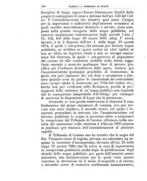 La giustizia amministrativa raccolta di decisioni e pareri del Consiglio di Stato, decisioni della Corte dei conti, sentenze della Cassazione di Roma, e decisioni delle Giunte provinciali amministrative