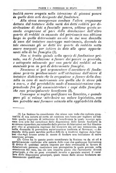 La giustizia amministrativa raccolta di decisioni e pareri del Consiglio di Stato, decisioni della Corte dei conti, sentenze della Cassazione di Roma, e decisioni delle Giunte provinciali amministrative