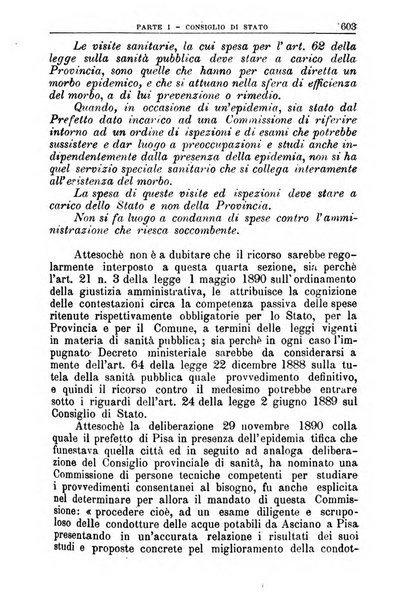 La giustizia amministrativa raccolta di decisioni e pareri del Consiglio di Stato, decisioni della Corte dei conti, sentenze della Cassazione di Roma, e decisioni delle Giunte provinciali amministrative