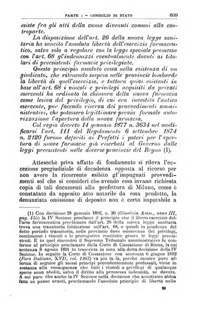 La giustizia amministrativa raccolta di decisioni e pareri del Consiglio di Stato, decisioni della Corte dei conti, sentenze della Cassazione di Roma, e decisioni delle Giunte provinciali amministrative