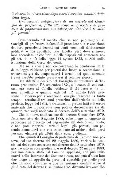 La giustizia amministrativa raccolta di decisioni e pareri del Consiglio di Stato, decisioni della Corte dei conti, sentenze della Cassazione di Roma, e decisioni delle Giunte provinciali amministrative