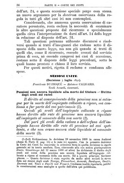 La giustizia amministrativa raccolta di decisioni e pareri del Consiglio di Stato, decisioni della Corte dei conti, sentenze della Cassazione di Roma, e decisioni delle Giunte provinciali amministrative