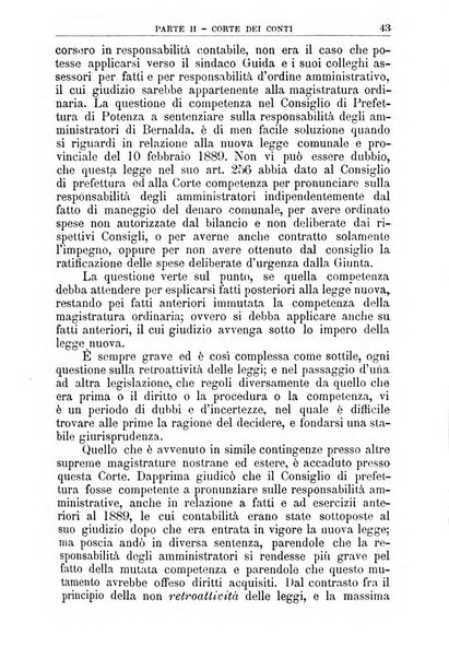 La giustizia amministrativa raccolta di decisioni e pareri del Consiglio di Stato, decisioni della Corte dei conti, sentenze della Cassazione di Roma, e decisioni delle Giunte provinciali amministrative