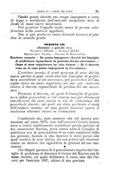 La giustizia amministrativa raccolta di decisioni e pareri del Consiglio di Stato, decisioni della Corte dei conti, sentenze della Cassazione di Roma, e decisioni delle Giunte provinciali amministrative