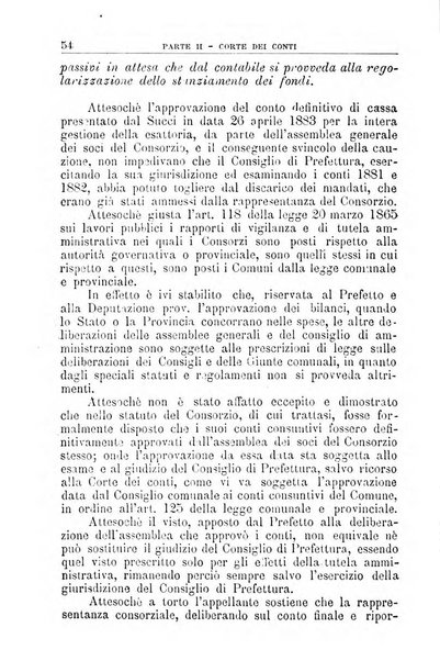 La giustizia amministrativa raccolta di decisioni e pareri del Consiglio di Stato, decisioni della Corte dei conti, sentenze della Cassazione di Roma, e decisioni delle Giunte provinciali amministrative