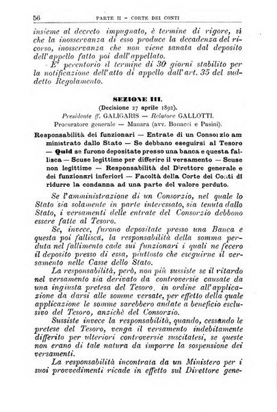 La giustizia amministrativa raccolta di decisioni e pareri del Consiglio di Stato, decisioni della Corte dei conti, sentenze della Cassazione di Roma, e decisioni delle Giunte provinciali amministrative