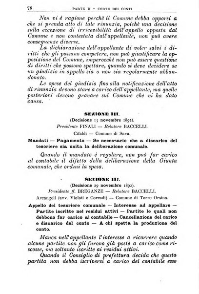 La giustizia amministrativa raccolta di decisioni e pareri del Consiglio di Stato, decisioni della Corte dei conti, sentenze della Cassazione di Roma, e decisioni delle Giunte provinciali amministrative