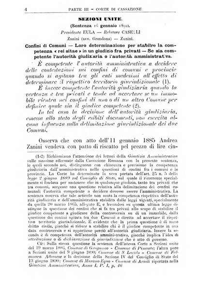 La giustizia amministrativa raccolta di decisioni e pareri del Consiglio di Stato, decisioni della Corte dei conti, sentenze della Cassazione di Roma, e decisioni delle Giunte provinciali amministrative