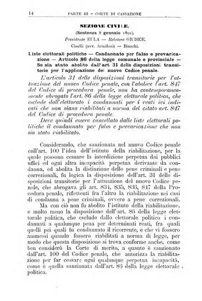 La giustizia amministrativa raccolta di decisioni e pareri del Consiglio di Stato, decisioni della Corte dei conti, sentenze della Cassazione di Roma, e decisioni delle Giunte provinciali amministrative