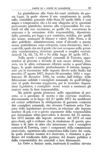 La giustizia amministrativa raccolta di decisioni e pareri del Consiglio di Stato, decisioni della Corte dei conti, sentenze della Cassazione di Roma, e decisioni delle Giunte provinciali amministrative